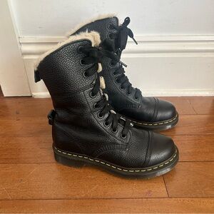 Dr. Martens Black Combat Boots